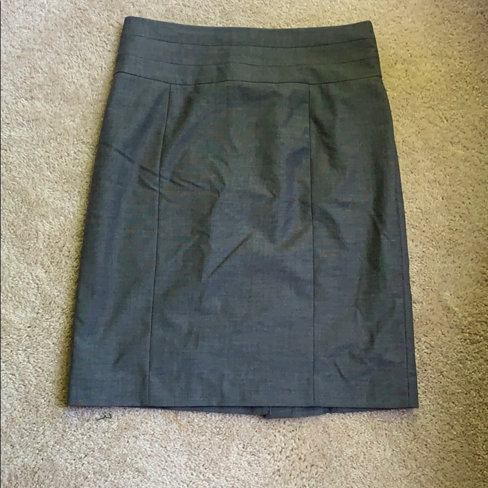 Gray dress skirt